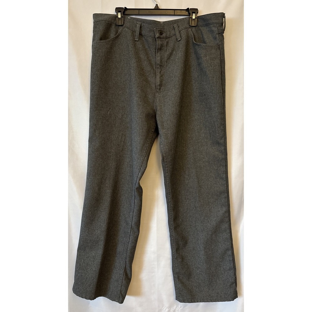 Wrangler Mens Wrancher Western Pants‎ Jeans Sz 38x29 | 100% Polyester, Stretch